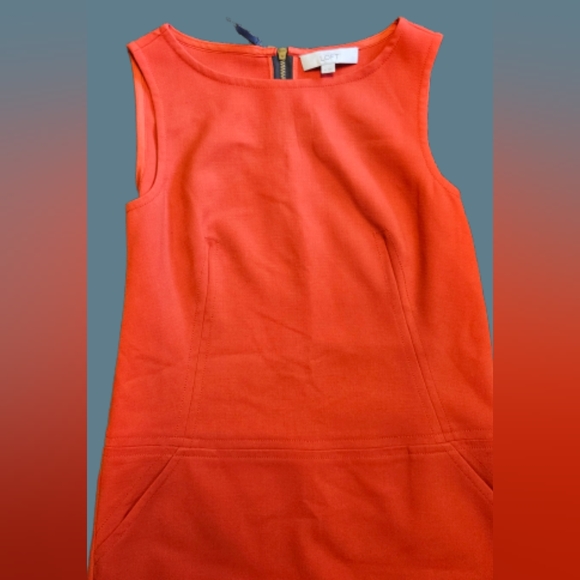 NWOT Ann Taylor Loft Sleeveless Pencil Dress Retro vibes - Picture 3 of 4